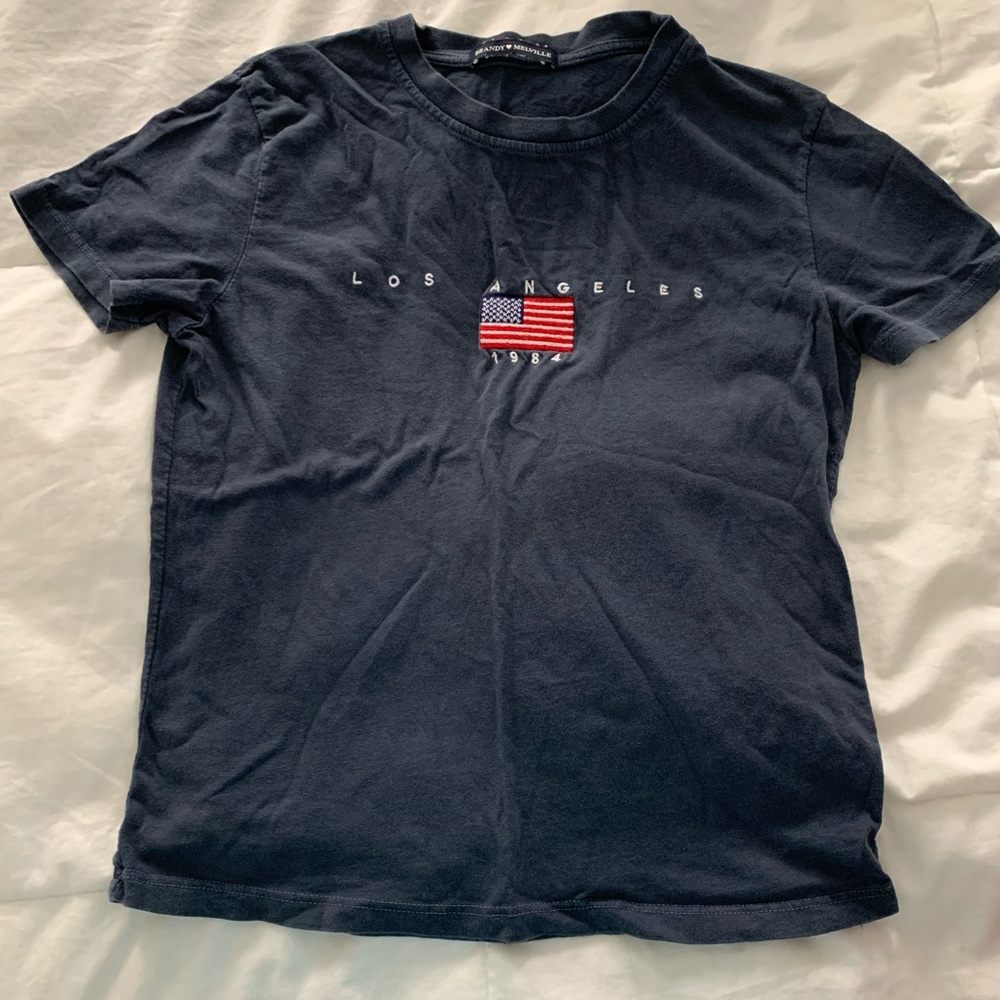 Brandy Melville Los Angeles Flag Shirt